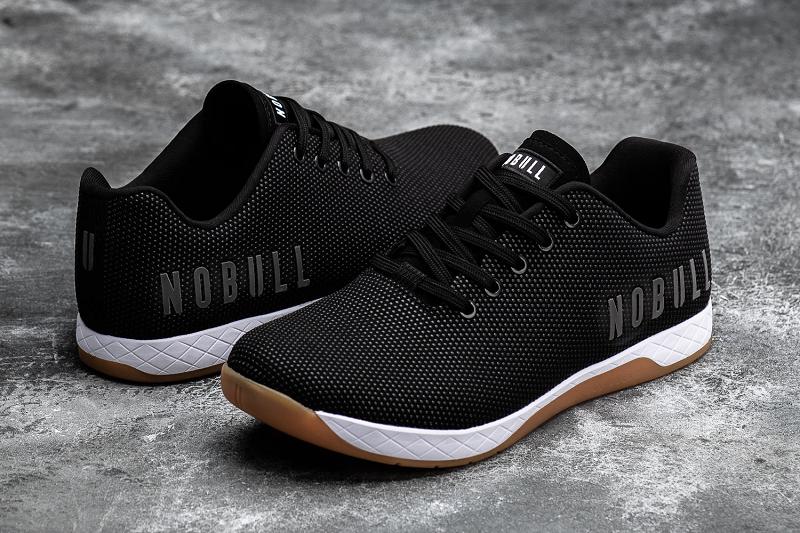 Black Nobull Gum Men's Trainers | CA R1528V